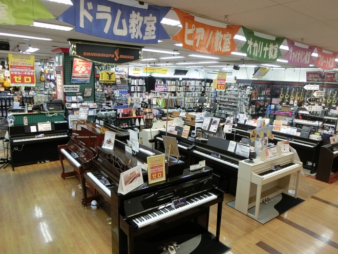 長岡市最大級のピアノ売場 電子ピアノ キーボードこの春のお買い得情報 イオン長岡店 店舗情報 島村楽器