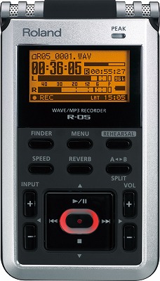 その他★Roland WAVE/MP3レコーダー、録音機 r-05