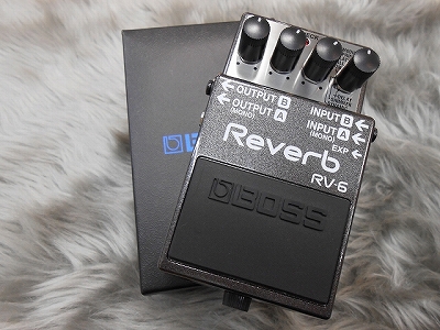 エフェクター】SHIMMERモードを搭載した高音質リバーブBOSS RV6入荷