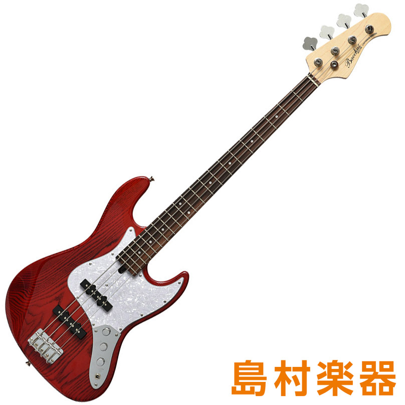 Bacchus Universe Series WJB-400R ASH シースルーレッド エレキベース