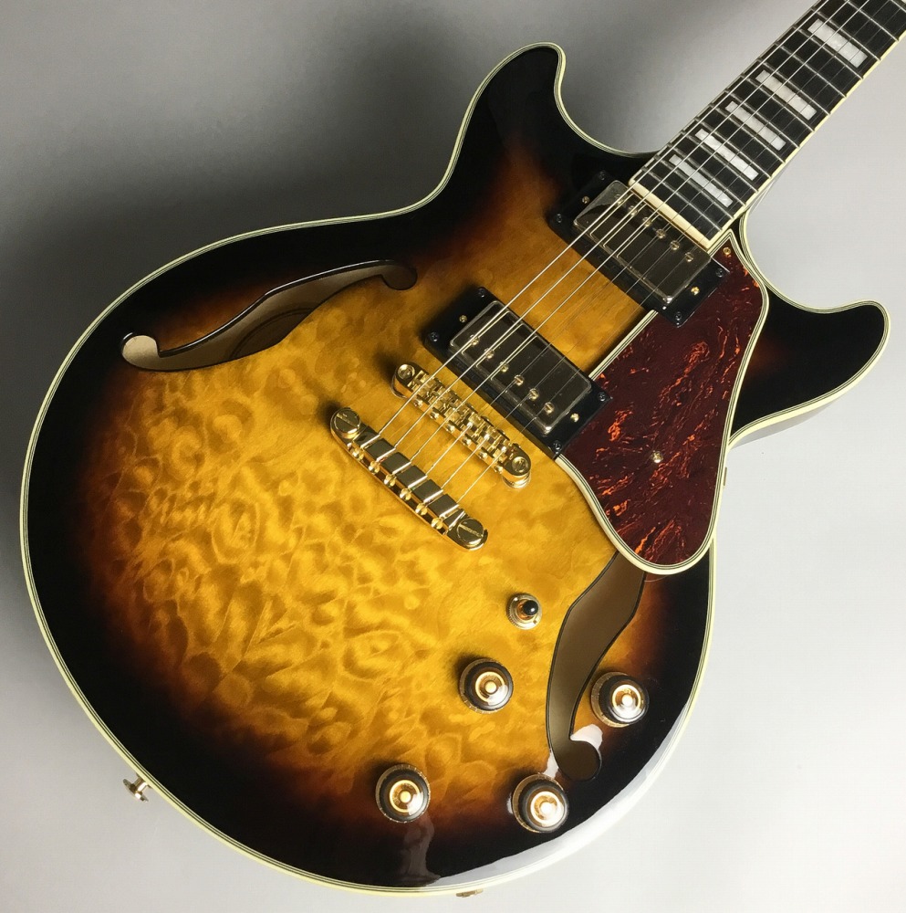 Ibanez AM 93QM-AYS セミアコ-