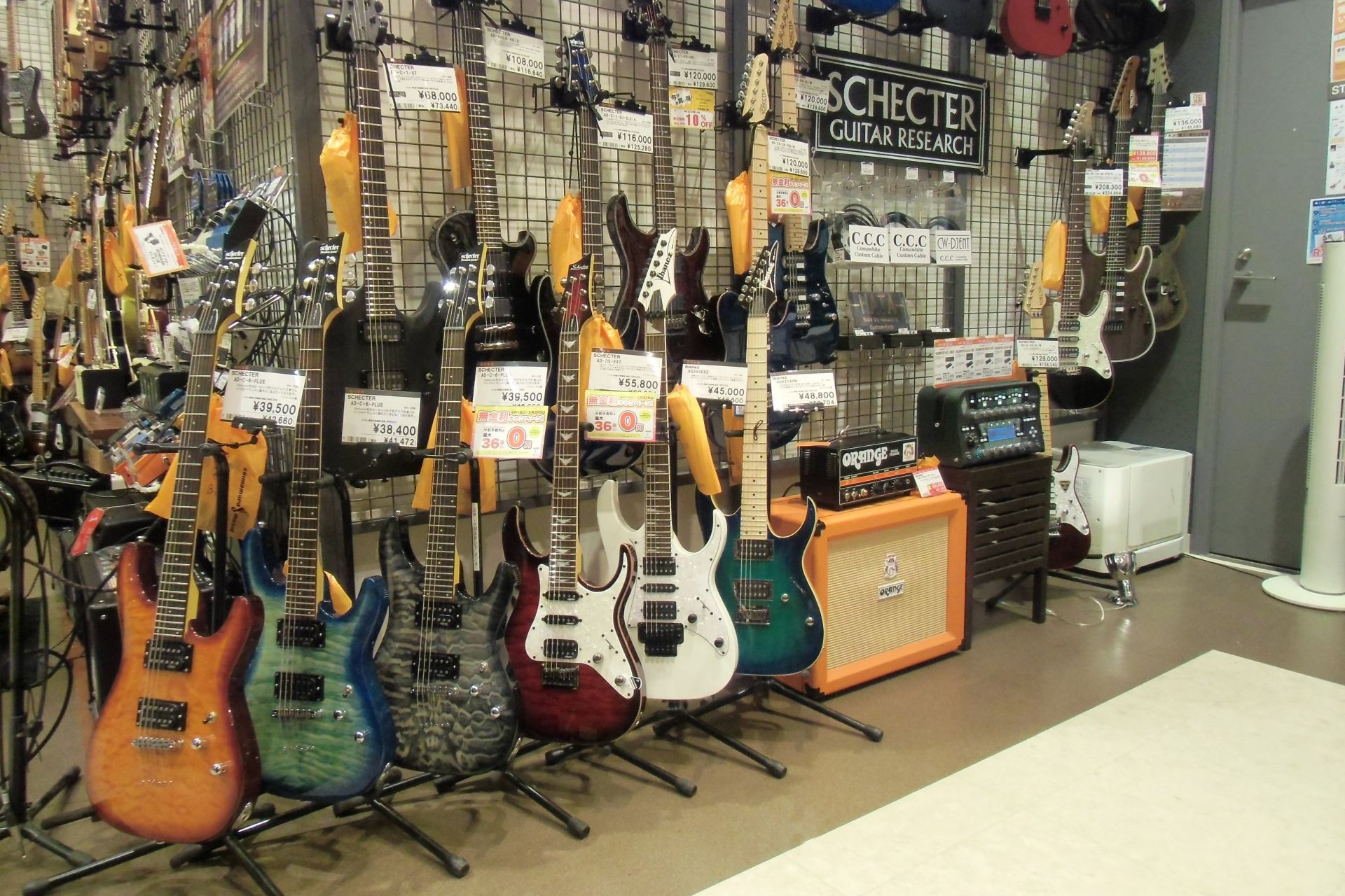 Schecter シェクター フェア開催中 イオンモール福岡店 店舗情報 島村楽器