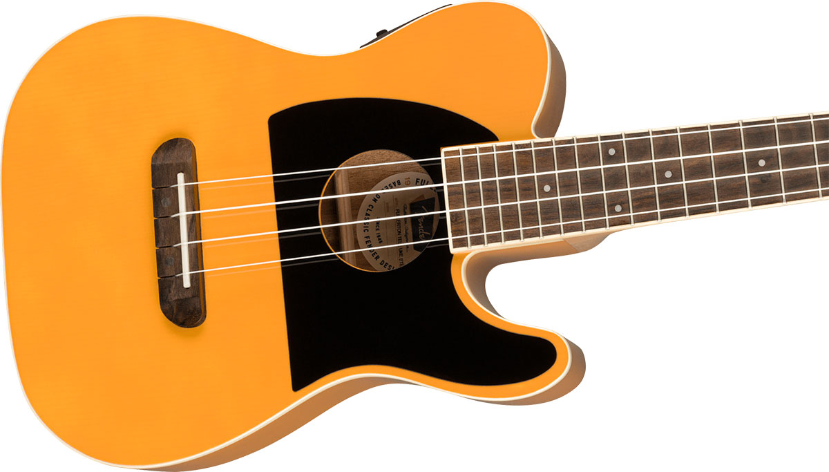 ウクレレ】Fender Fullerton Tele Uke Butterscotch Blonde コンサート