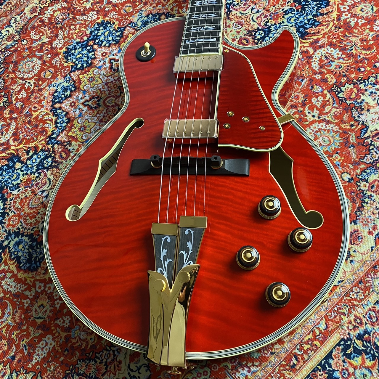 Ibanez GBSP10-See-through Red- [George Benson Signature Model 