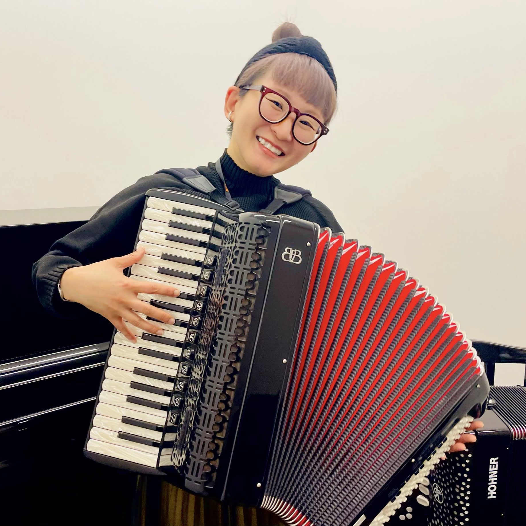 アコーディオンスクール】田中 由恵（たなか よしえ）インタビューページ｜島村楽器 岩田屋福岡店