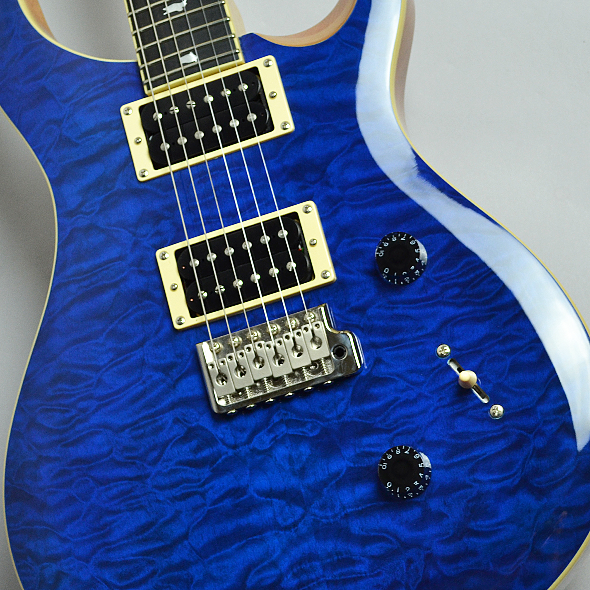 春色3カラー✧ ※GW最終日値引き！PRS SE Custom24 キルトトップ 青系