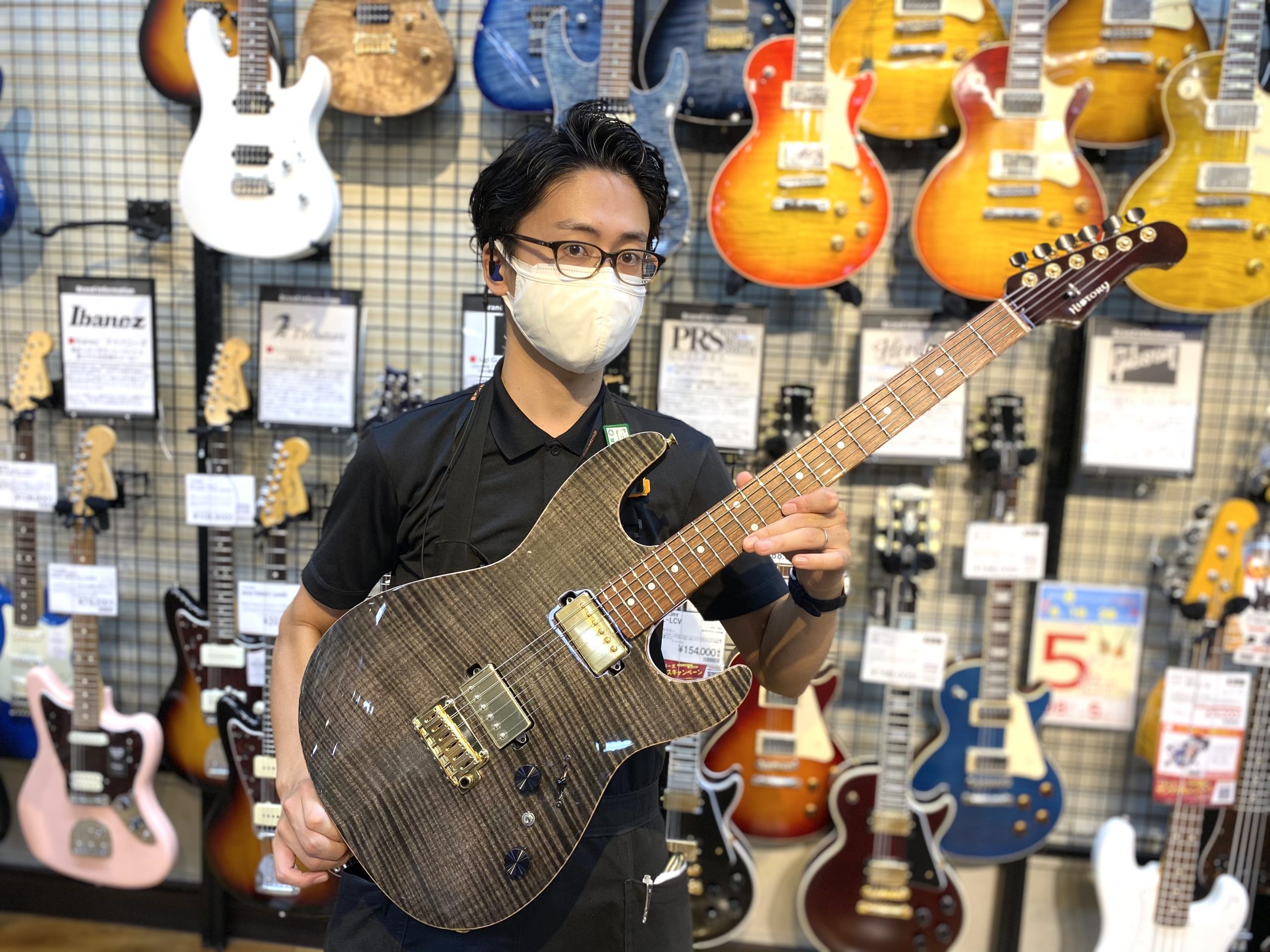 HISTORYに「Suhr」ピックアップを搭載した当店カスタムモデルが登場