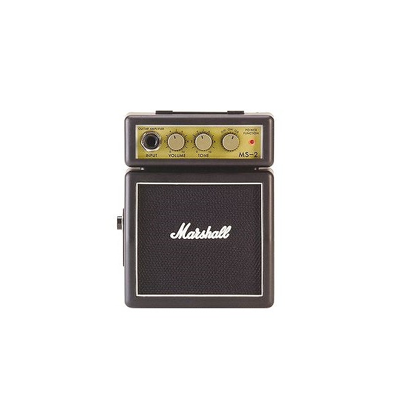 インテリアとしてもあり？Marshall MS-2 ブラック ギターアンプ