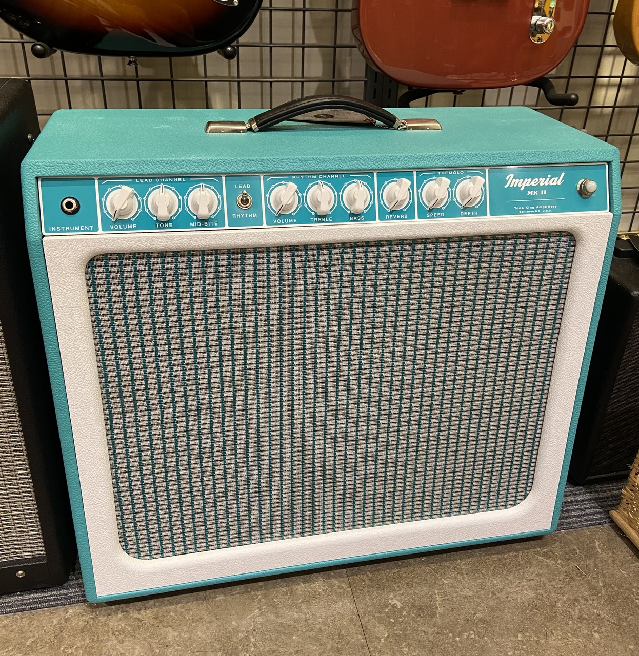 ギターアンプ】Tone King Imperial MK II, Turquoise｜島村楽器 アミュプラザ博多店