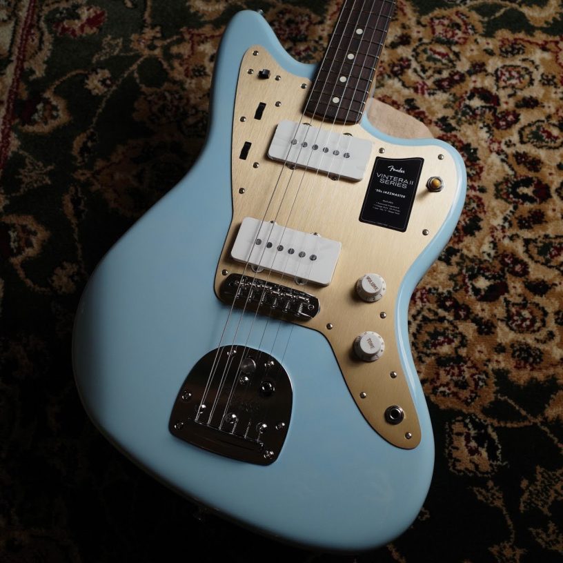 【2023年秋発売】Fender VINTERA II 50S JAZZMASTER Sonic Blue｜島村楽器 アミュプラザ博多店