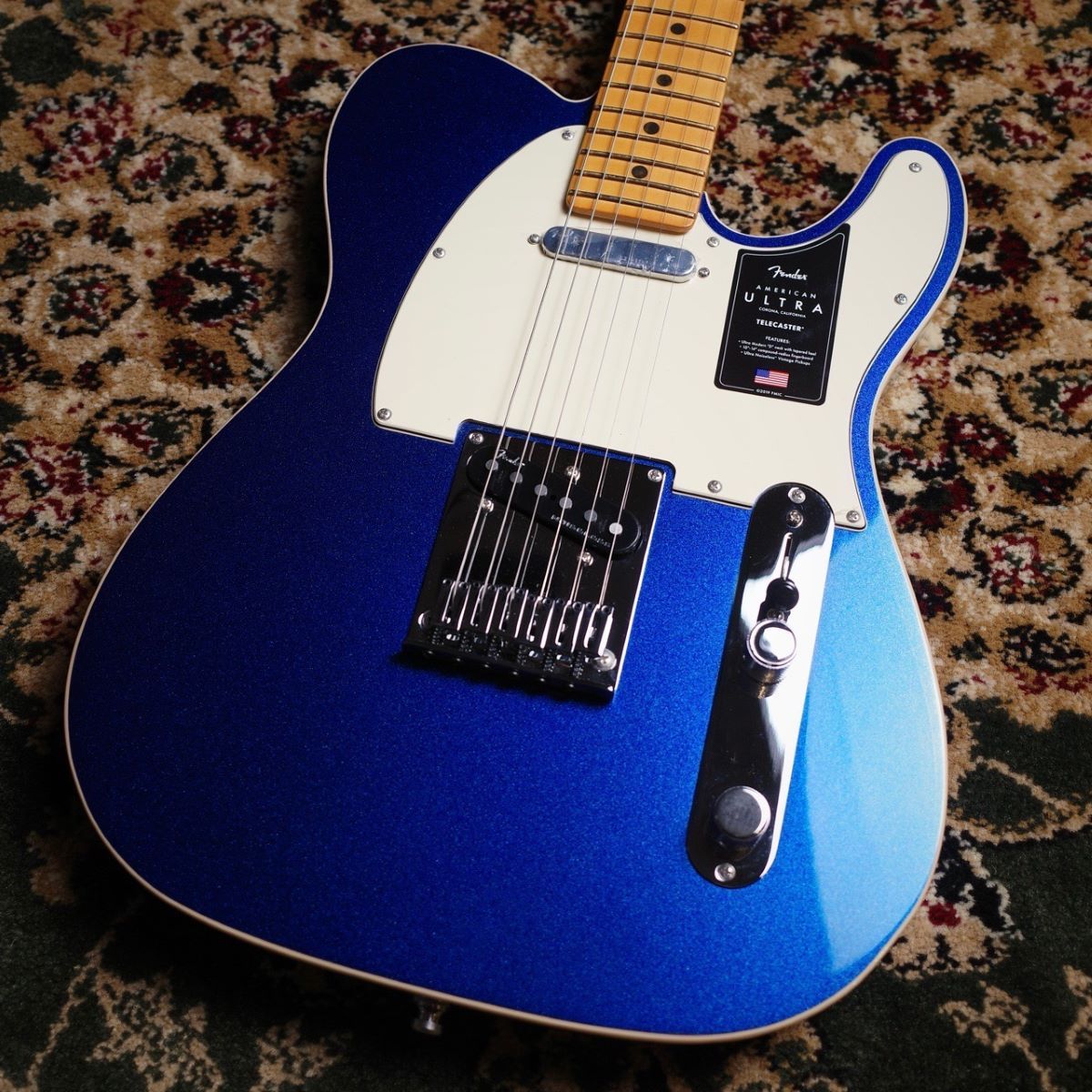 Fender American Ultra Telecaster Maple Fingerboard Cobra Blue テレキャスター  【当店で入荷するUltraシリーズのブルーはこれがラスト】｜島村楽器 アミュプラザ博多店