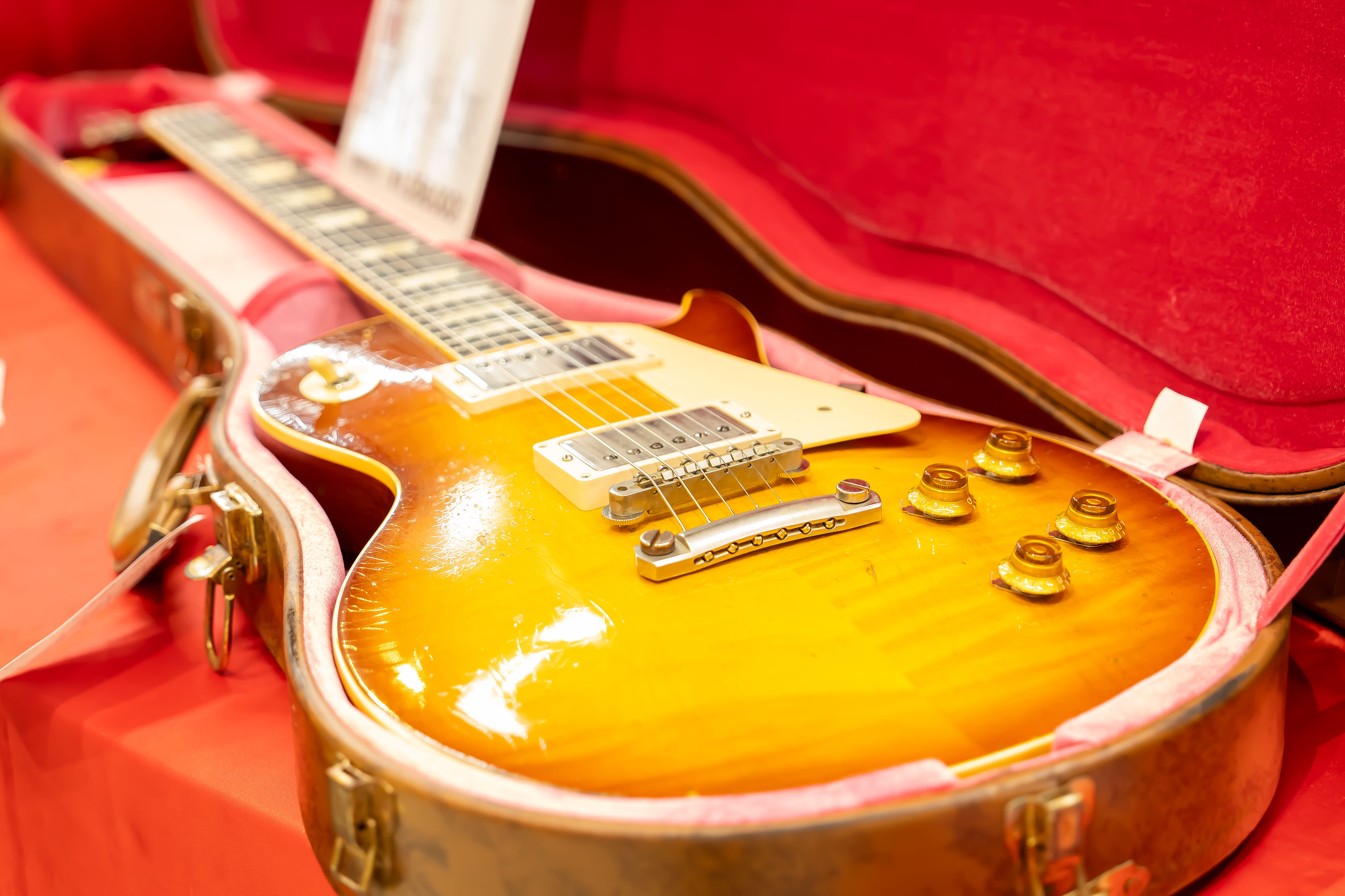 Gibson レスポール STANDARD CUSTOM SHOP クラス5 激トラ フレイムメイプル - 楽器、器材