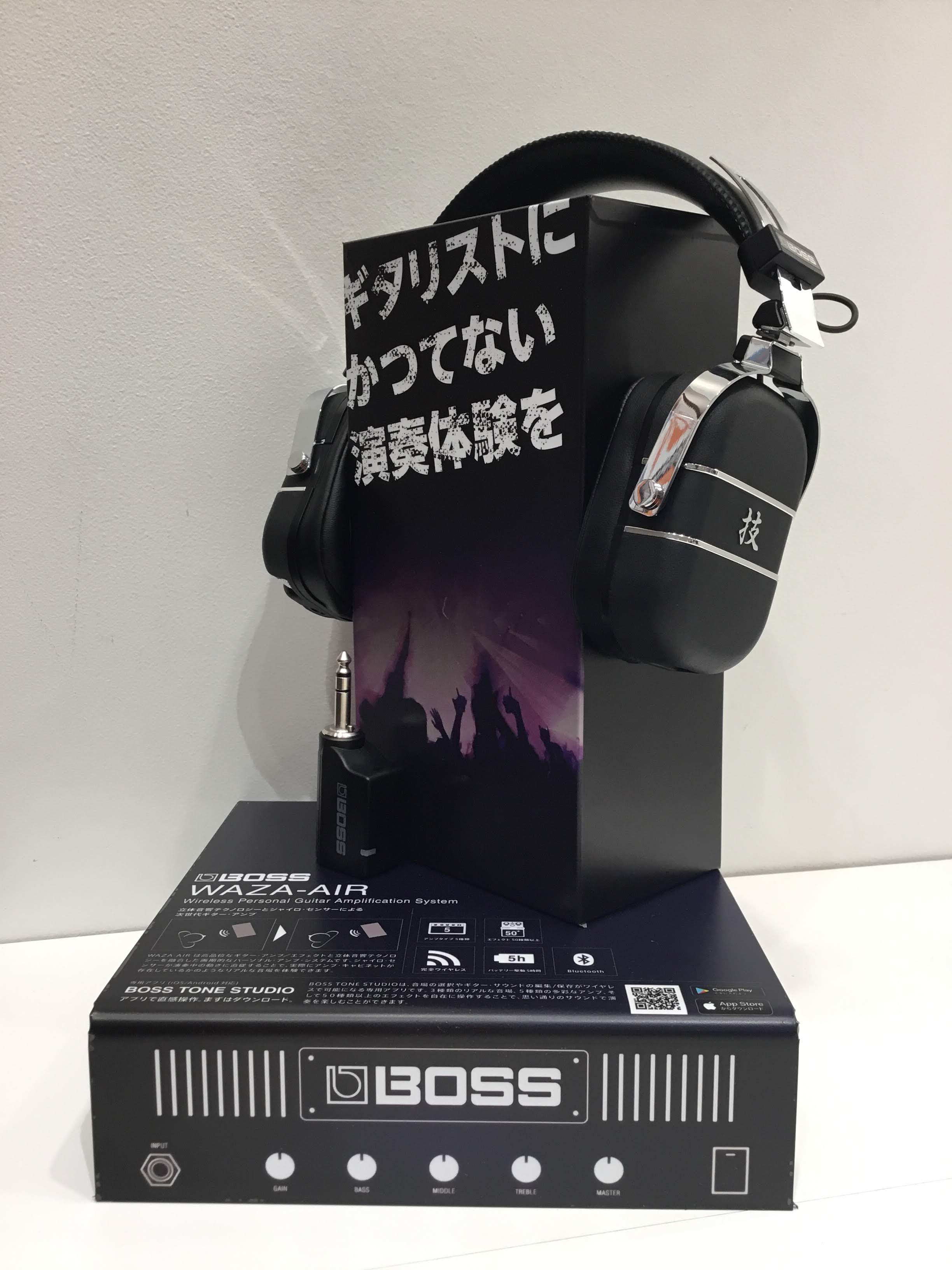 新製品】店頭でお試しできます！BOSS WAZA-AIR 予約受付中!!【アンプ