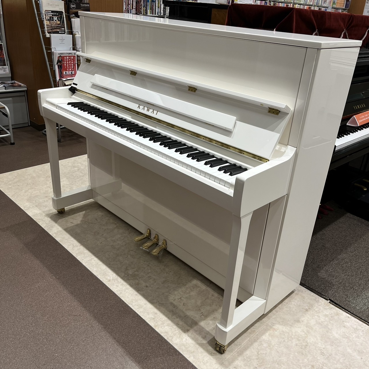 入荷情報】KAWAI 中古ピアノ/K-300(ホワイト)が入荷しました！｜島村 
