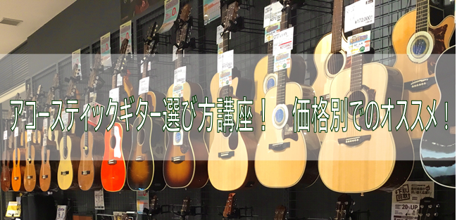 【2022年】初めてのアコースティックギターの選び方講座！価格別編！【初心者必見】