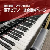 【電子ピアノ総合】福島県内の電子ピアノ選びは島村楽器郡山アティ店へ(5/31最新)