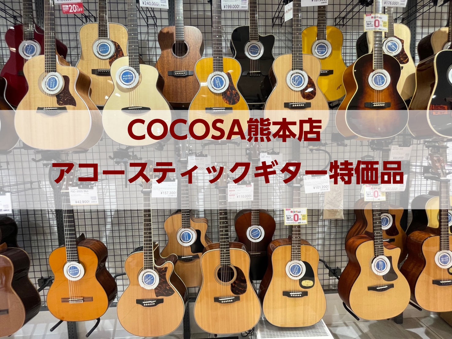 1/24更新！アコースティックギター】Martin/Taylor/Morrisの特価品