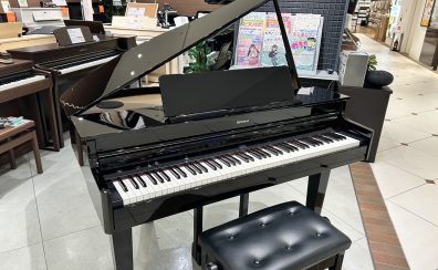 【 電子ピアノ 】グランドピアノ型電子ピアノ「GP-6」を店頭展示しております！