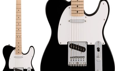Squier by Fender　SONIC TELECASTER Maple Fingerboard White Pickguard Black