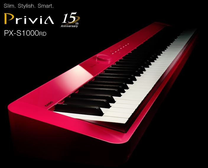 メーカーCASIOCASIO privia PX-S1000 RED - 鍵盤楽器
