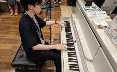 【イベントレポート】6/30(日)、ピアノインストラクターによる店頭コンサートを行いました