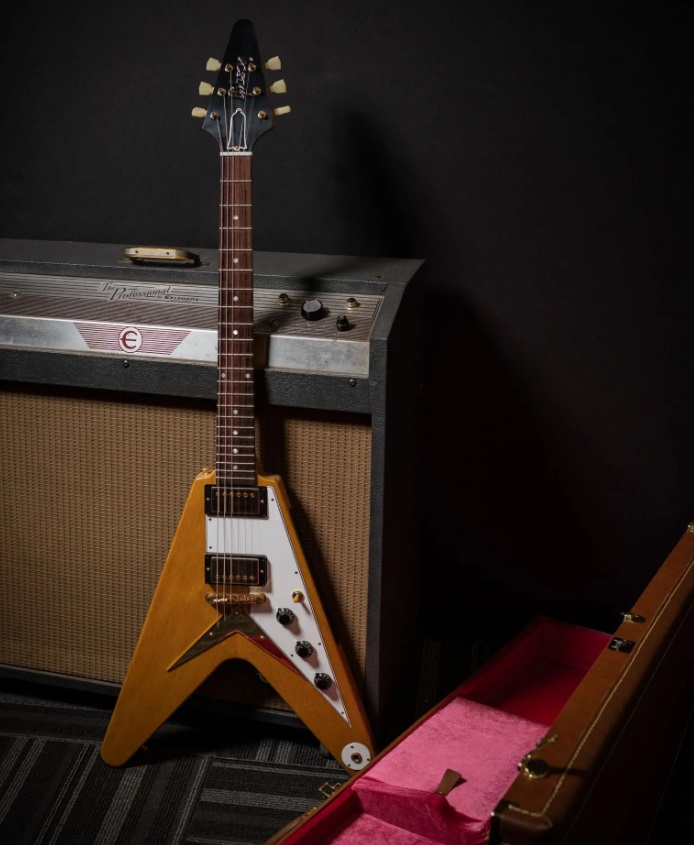 抽選販売受付中！】Gibson Historic Collection 1958 Korina FlyingV Reissues White PGモデル｜島村楽器  けやきウォーク前橋店