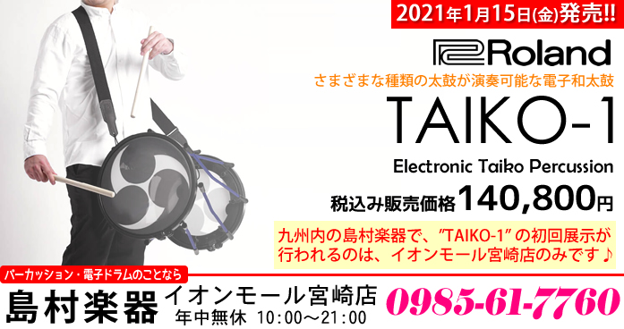 上品なスタイル 電子和太鼓 ローランド TAIKO-1 Electronic Taiko Percussion
