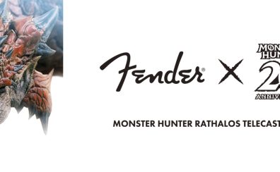 【完全受注生産】世界的人気ゲーム「モンスターハンター」 × フェンダー数量限定コラボレーションギター『Monster Hunter Rathalos Telecaster®』受注開始!!