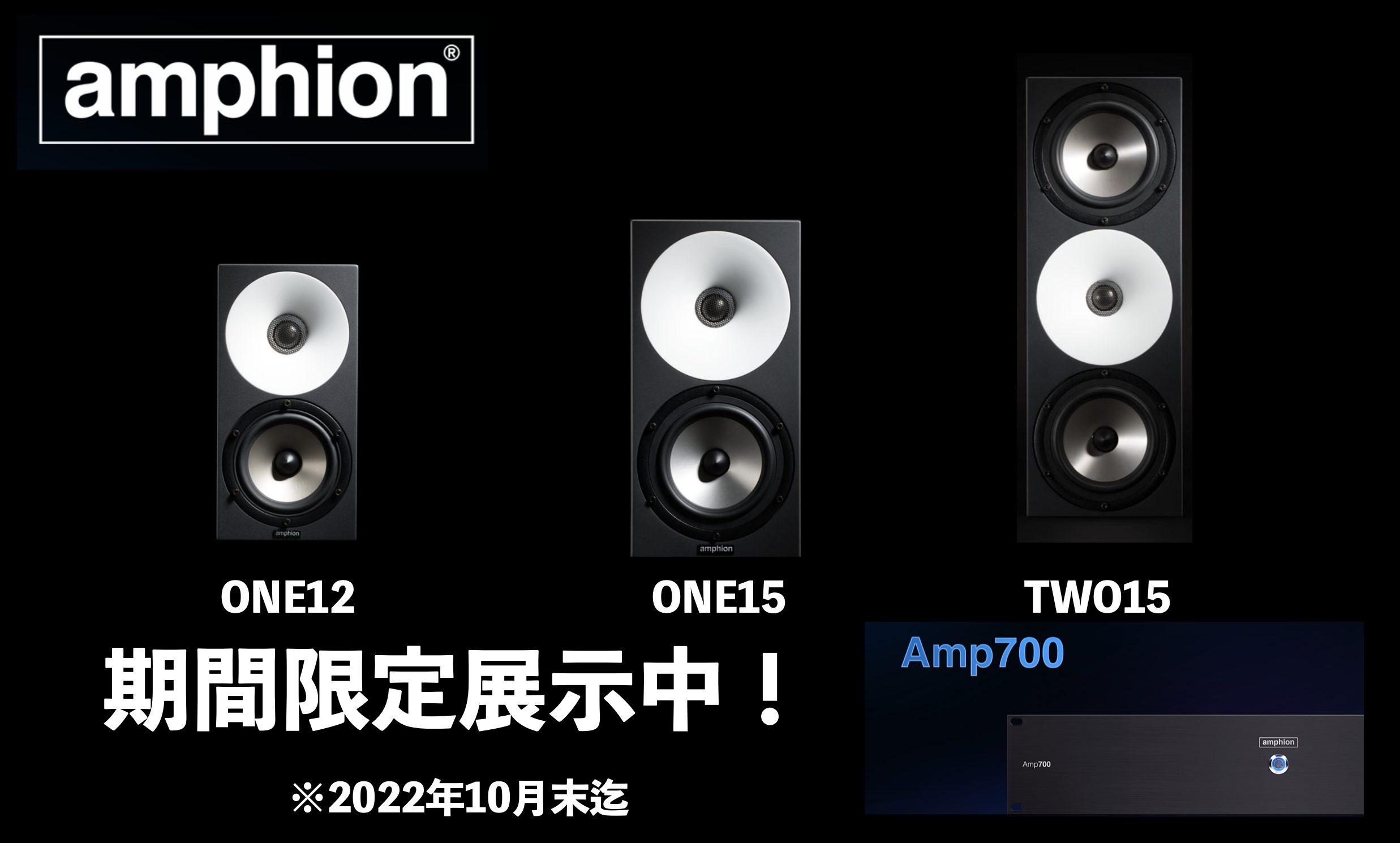 人気のファッションブランド！ Amphion Two15 ※パッシブ スピーカー