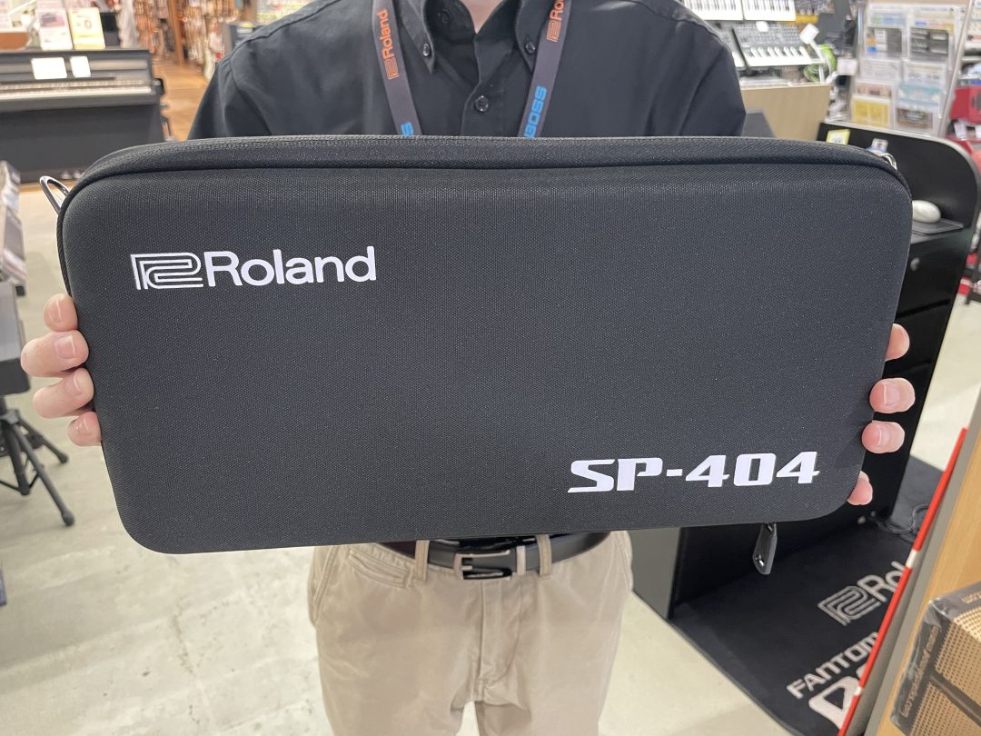 Rolandの人気サンプラーSP-404シリーズ専用キャリングケースCB-404が
