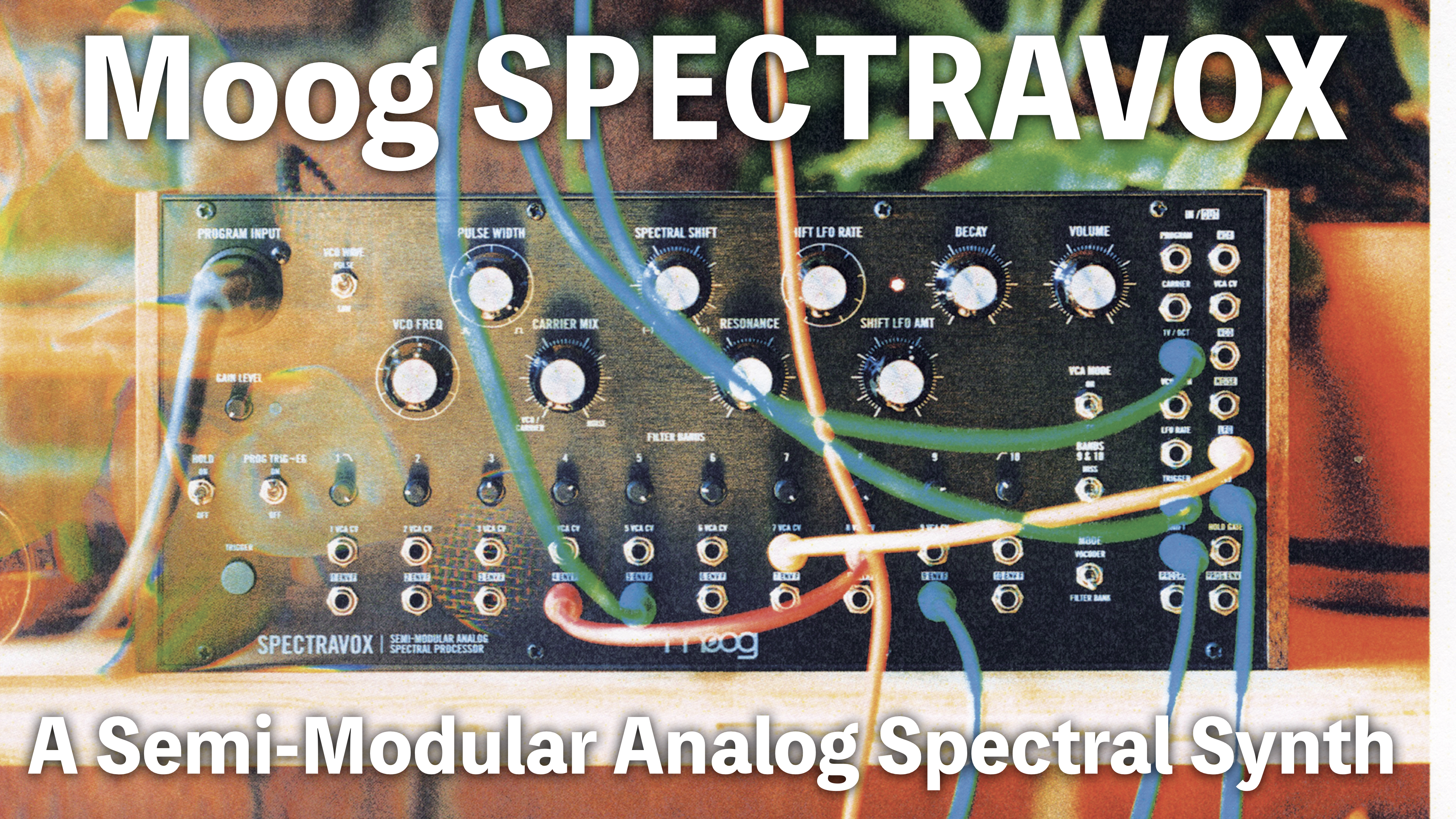 Moogから新たなセミモジュラーシリーズが仲間入り！Spectravoxというセミモジュラー仕様のアナログスペクトラルプロセッサー！Subharmoniconから実に4年ぶりとなるセミモジュラー4作目、以前からMOOGがセミモジュラー用の4段キットを発売していたので、担当も4作目を今か今かと待ってお […]