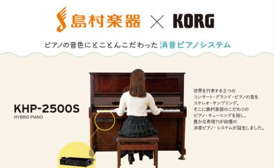 【ピアノ消音ユニット】KORG「KHP2500S」数量限定販売！！