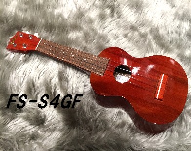 島村楽器限定モデル フェイマス ウクレレ FSーS4GF RED 美品新品同様