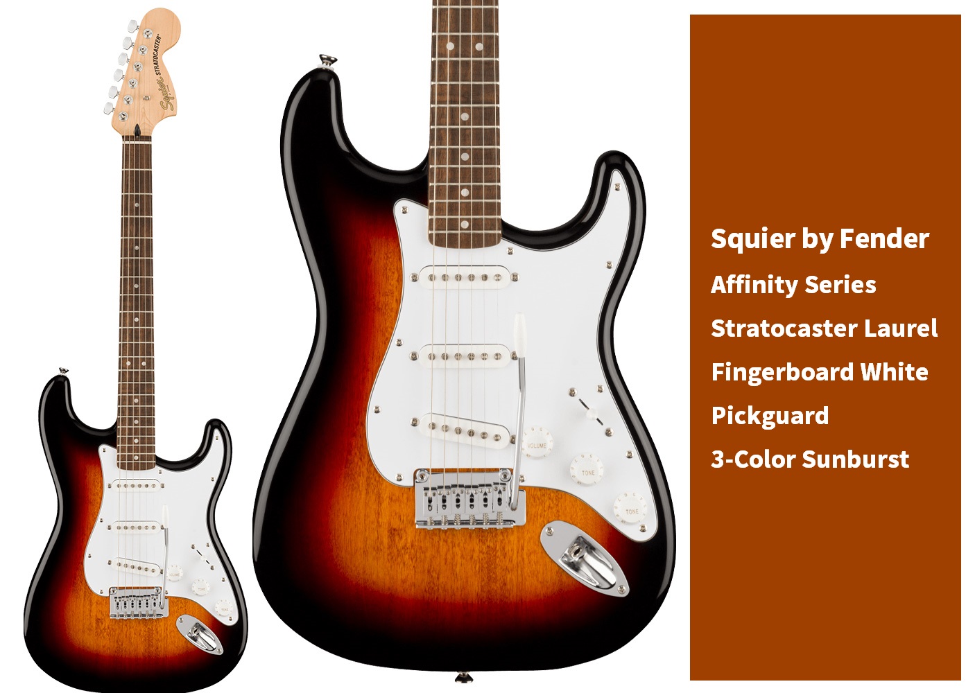 Squier by Fender Affinity Series Stratocaster Laurel Fingerboard