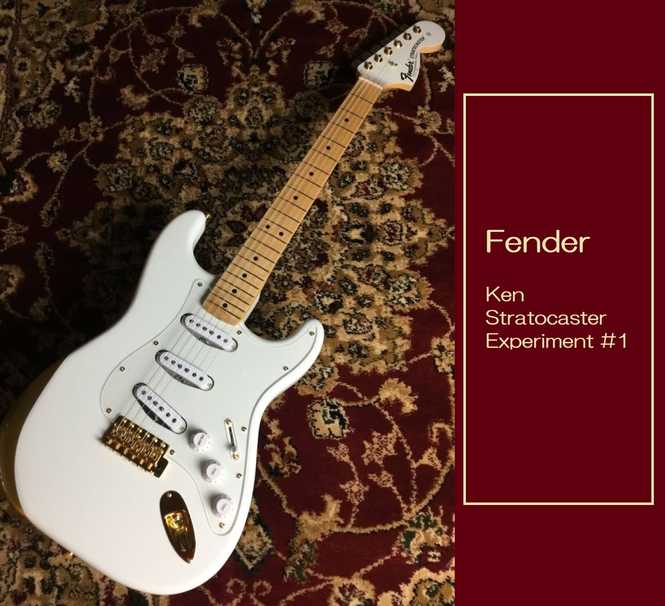 Kenデザインのシグネイチャーモデル！【Fender】Ken Stratocaster 