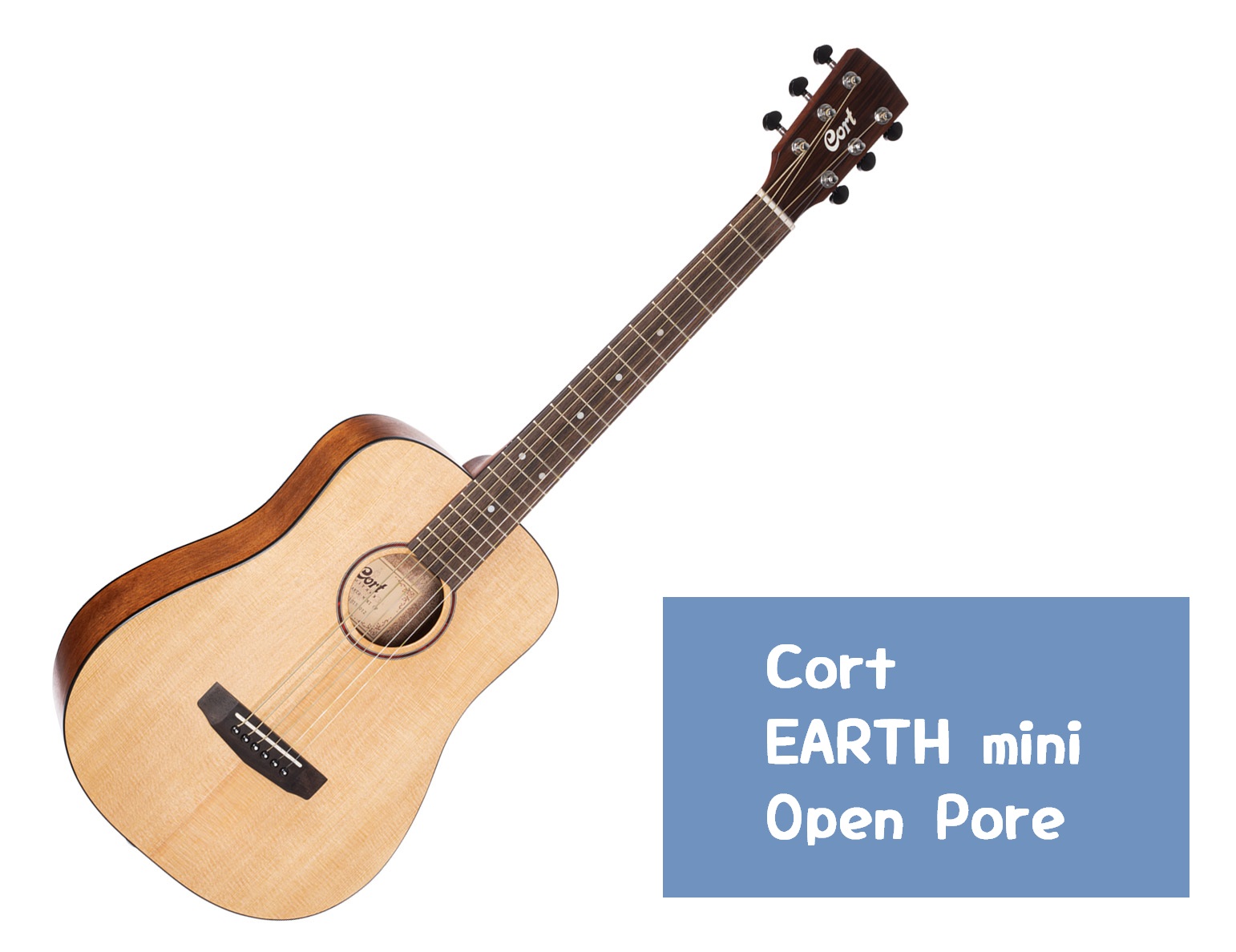 ミニギター】Cort EARTH mini Open Pore アコースティックギター 入荷 