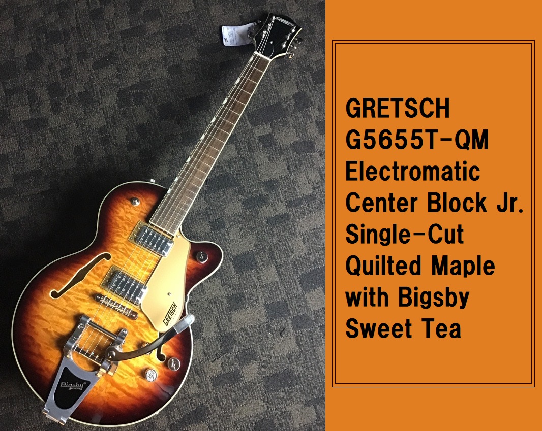 GRETSCH】G5655T-QM Electromatic Center Block Jr. Single-Cut