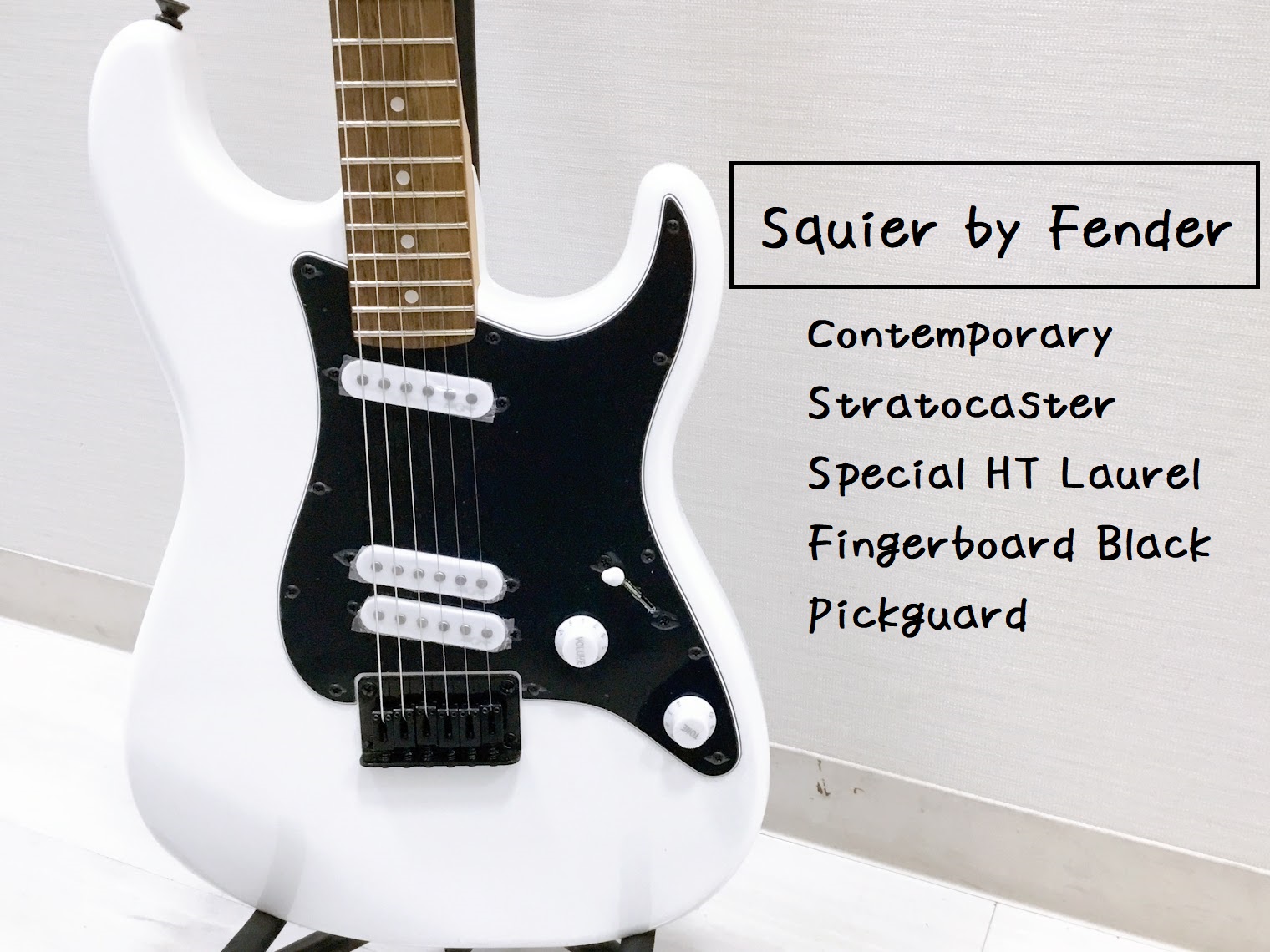 初心者さんおすすめ！【Squier by Fender】Contemporary Stratocaster Special HT Laurel  Fingerboard Black Pickguard 入荷致しました！｜島村楽器 パークプレイス大分店