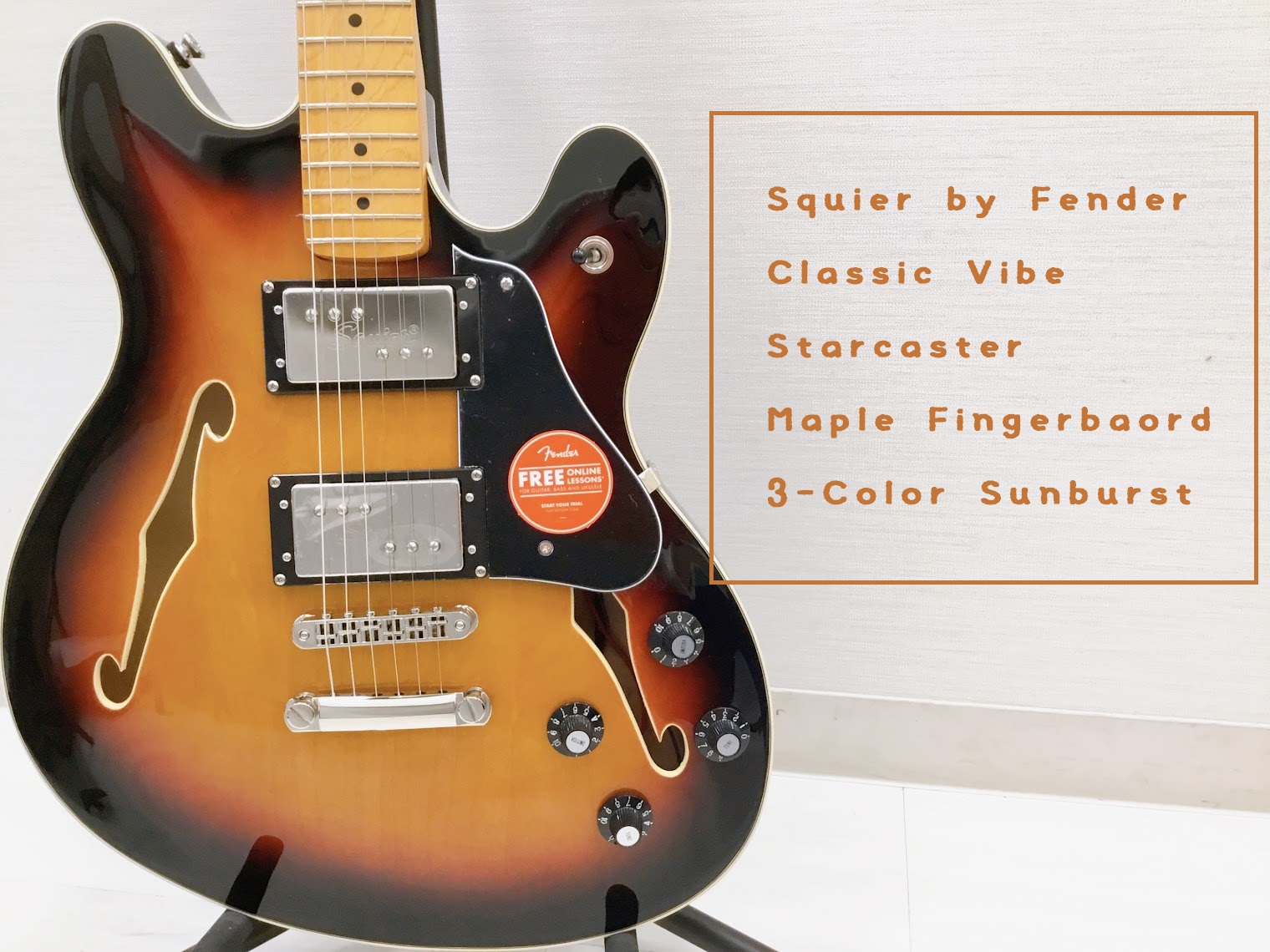 Squier by Fender】Classic Vibe Starcaster Maple Fingerbaord 3 ...