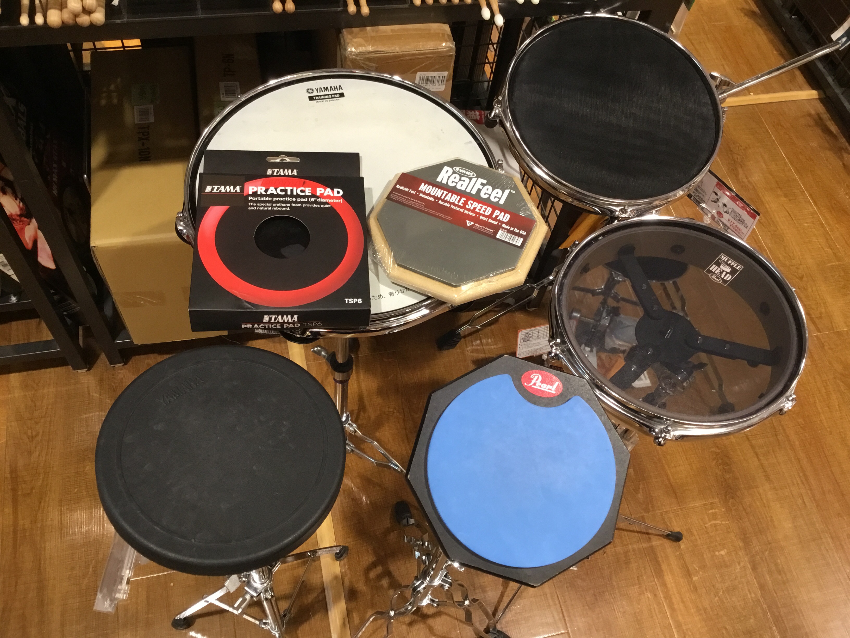 【M1787-89-60】ドラムパット　練習用ドラム　家庭用　人気