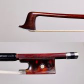 ＜Violin Bow＞ Joseph Alfred Lamy, France – Paris, ca1900　ヴァイオリン弓　ジョセフ・アルフレッド・ラミー　鼈甲フロッグ