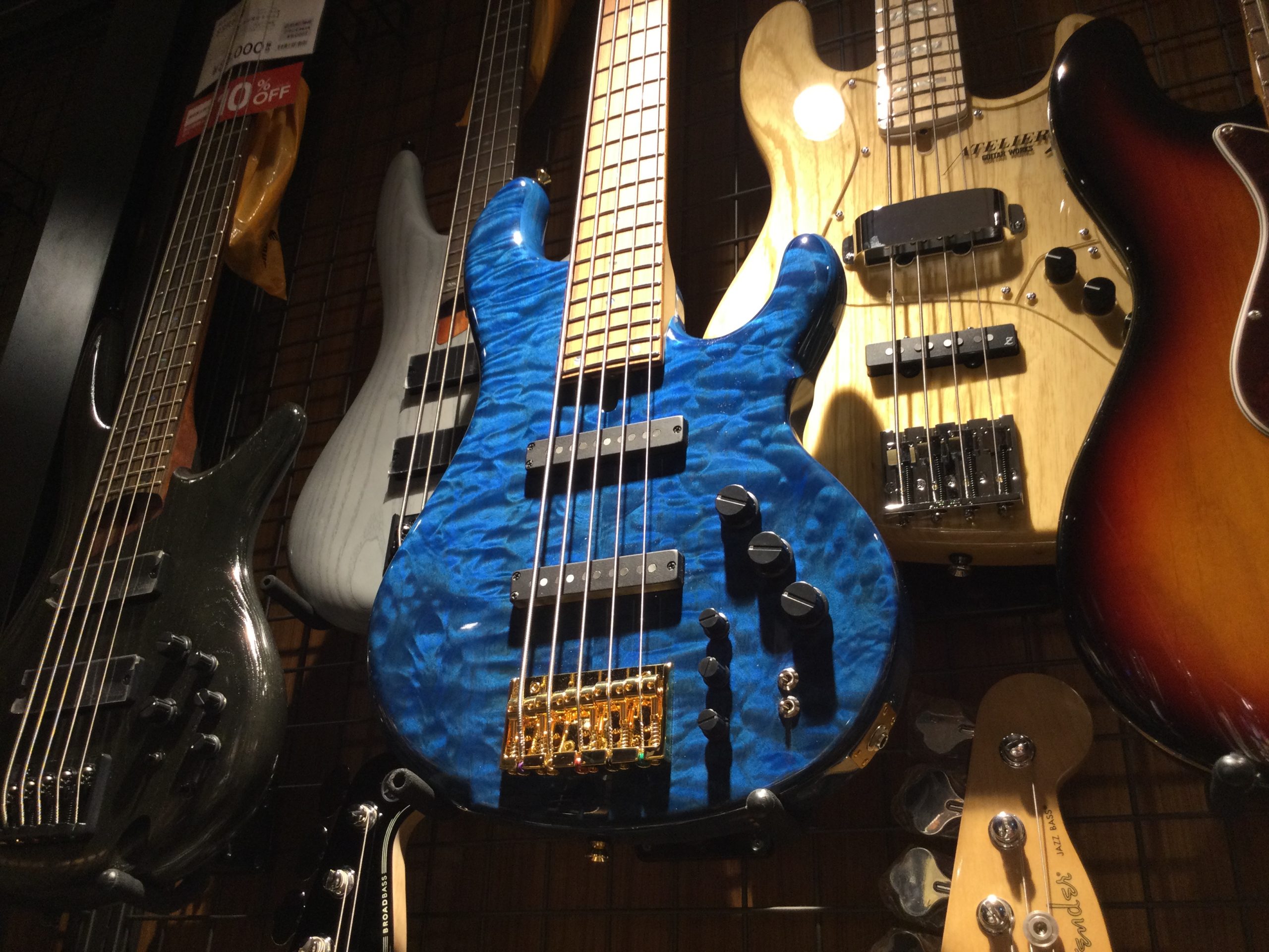 エレキベース】利府店限定オーダー品！DragonFly「CS-5/345 CUSTOM QUILTED MAPLE/L.ASH」｜島村楽器  イオンモール新利府 南館店