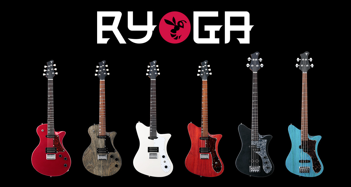 RYOGAからお手頃価格のギター・ベース　6月27日発売！当店に入荷しました！
