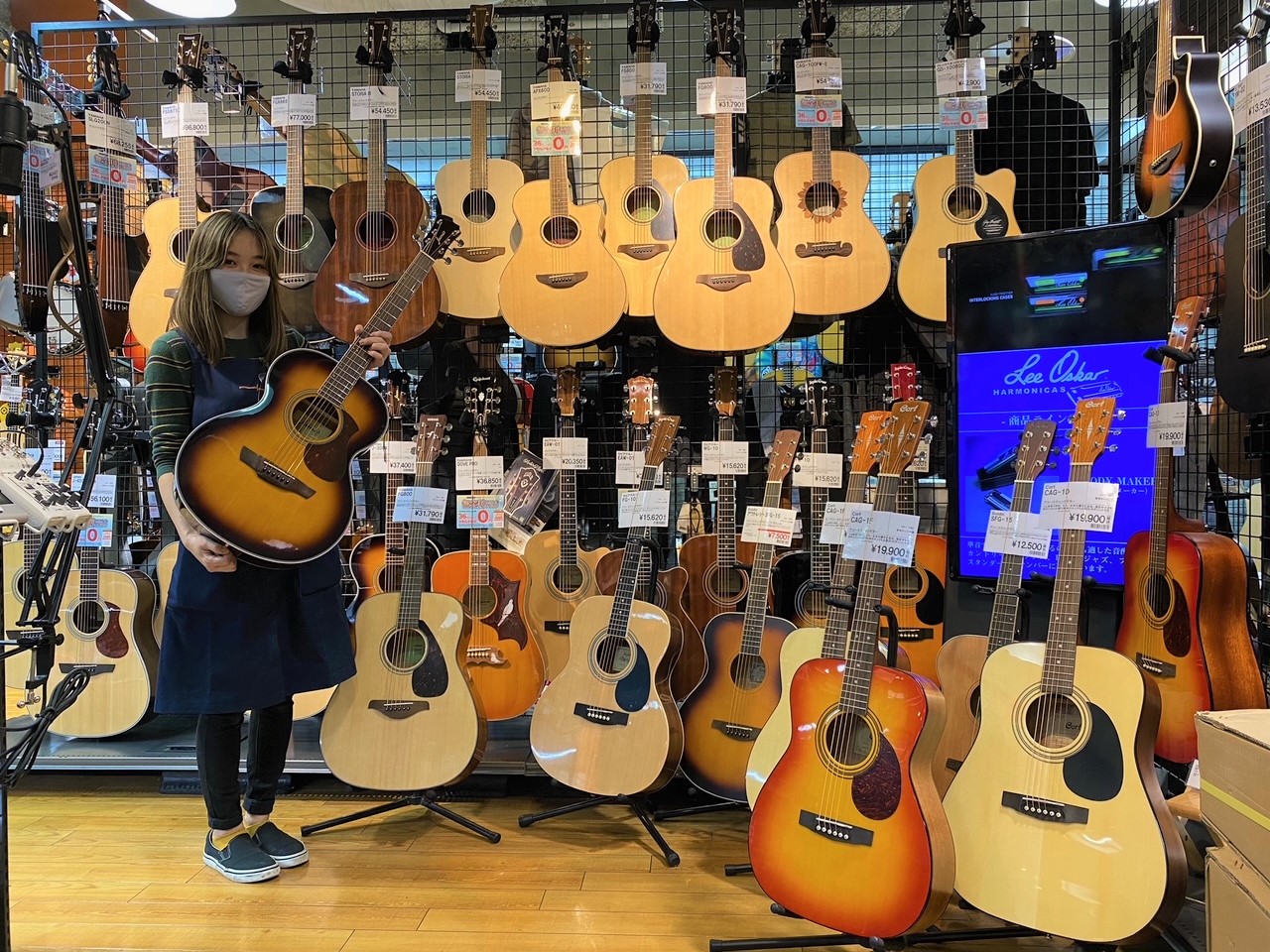 【お得セット】アコースティックギター 島村楽器 James 2020年4月購入