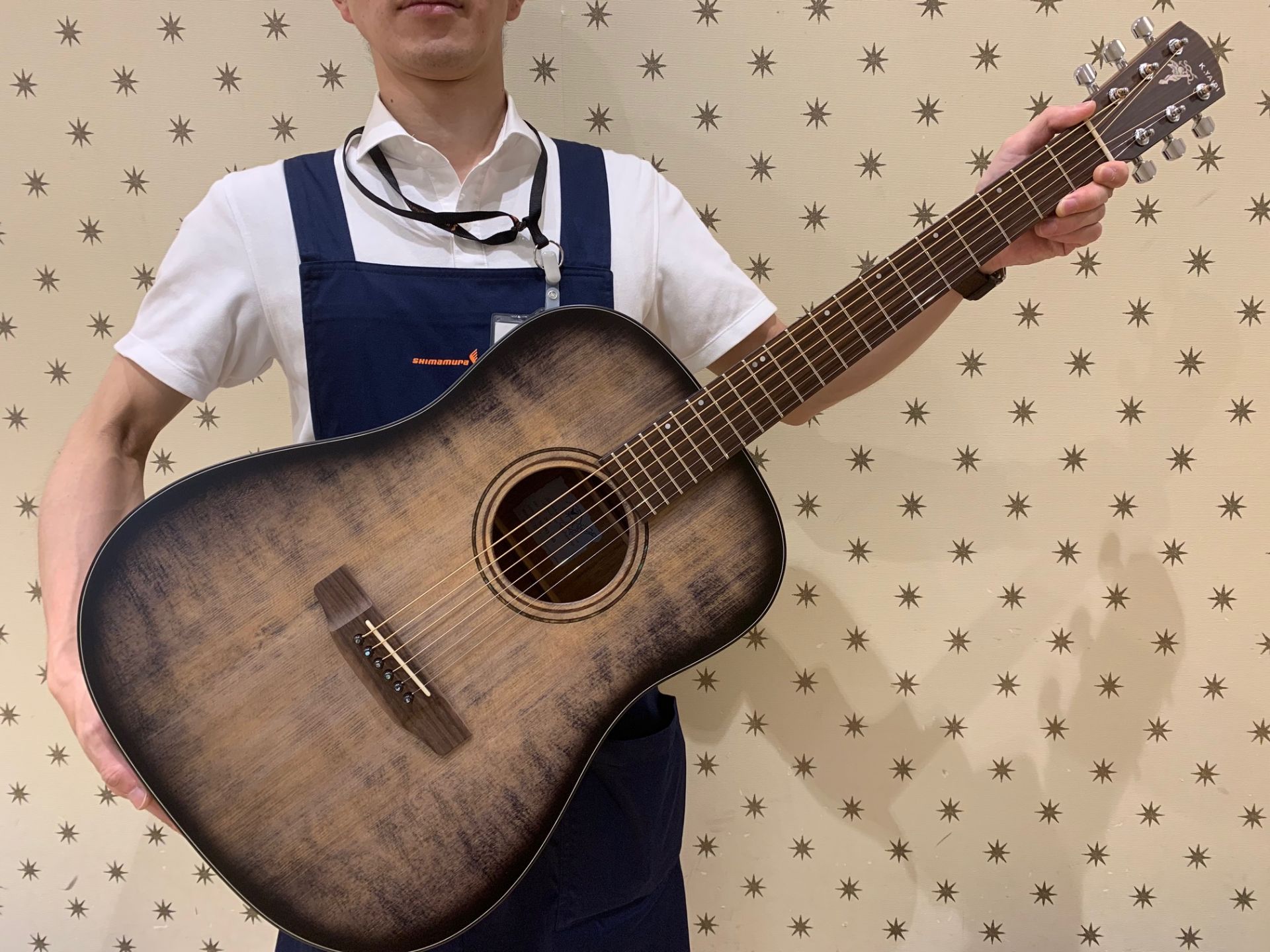 アコースティックギター】K.Yairi×島村楽器/SL-OV2 VBB 