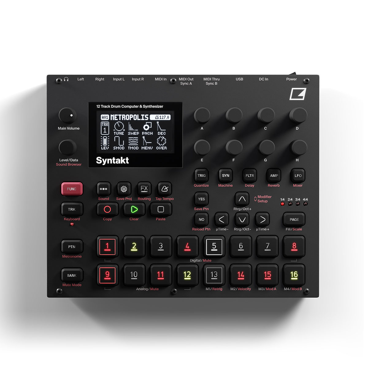 Elektron | Syntakt アナログとデジタルのハイブリッドシンセサイザーが登場！｜島村楽器 新宿PePe店