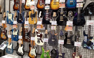 【エレキギター総合案内】入門ギターからこだわりのハイエンドモデルまで多数展示！