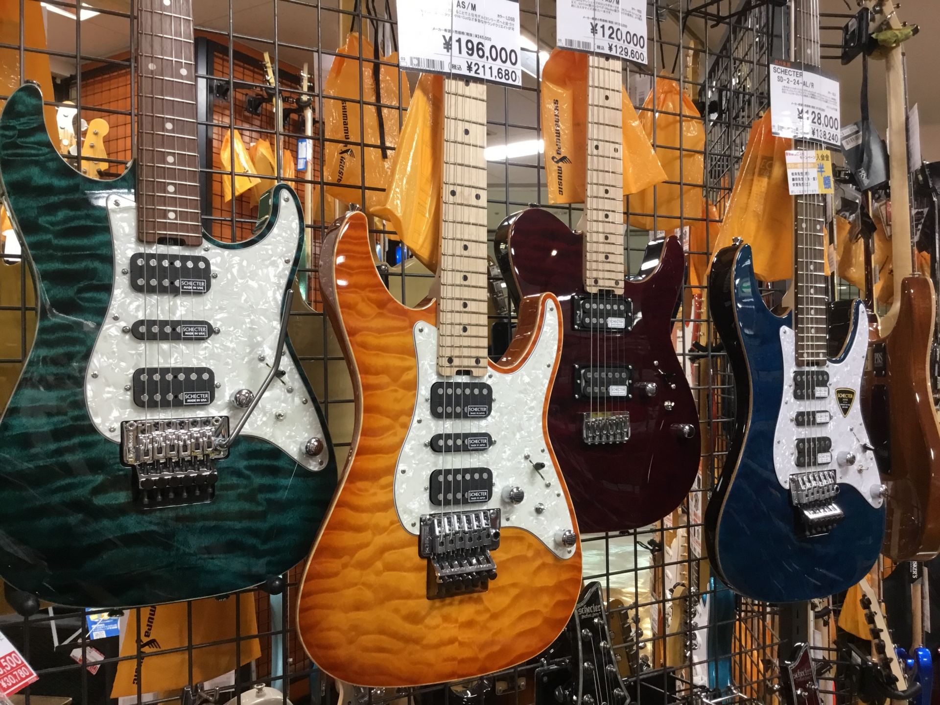 横須賀店シェクターコーナーご紹介！【SCHECTER】｜島村楽器 Coaska Bayside Stores 横須賀店