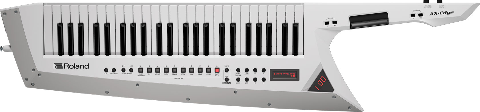Roland AX-Edge | 新規サウンドを搭載したフルサイズ49鍵キーター（ショルダーキーボード）【予約受付中：2018年9月15日発売予定】