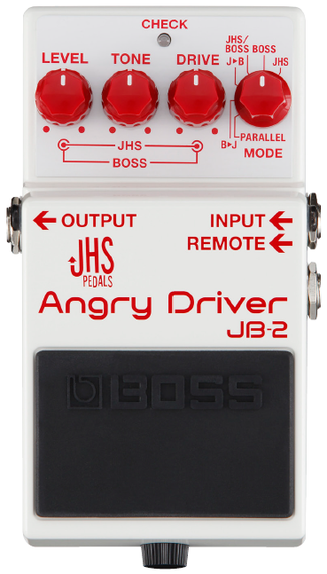 エフェクター新製品【JB-2 Angry Driver】JHS PEDALS×BOSSコラボ 10月